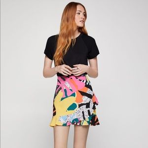 BCBGeneration Floral Skirt